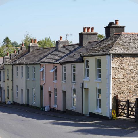 Row of cottages