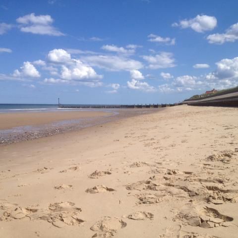 The beach just yards away from Tides