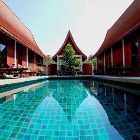 Thailand pool villa rental in countryside