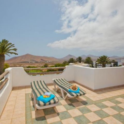 Upstairs private terrace at Villa Antonio