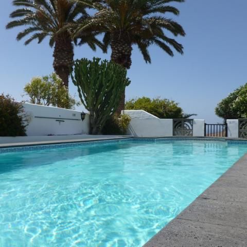 Large private pool at Villa Antonio Lanzarote
