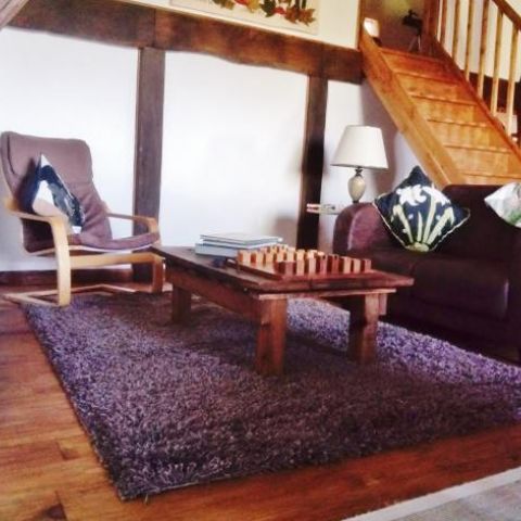 Flat screen TV (Free to air channels), DVD player (Library of films), variety of books and games.