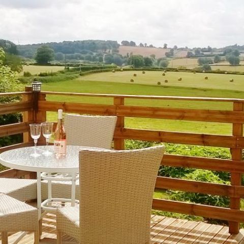 Stunning countryside views from the south-facing balcony