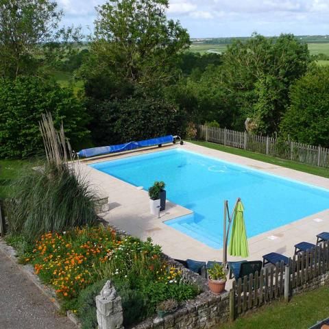 The Heated Pool at L'Ecurie Holiday Home