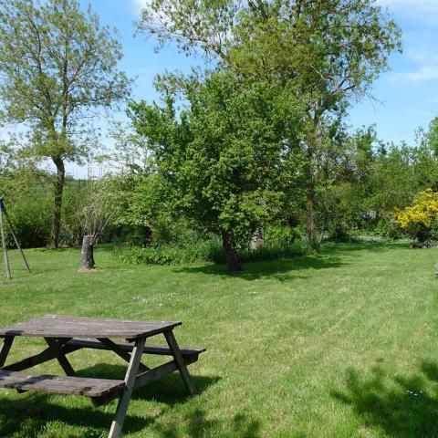 The Large Garden at Le Vieux Café Holiday Home
