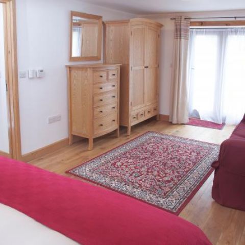 Bedroom one in the Corn Barn