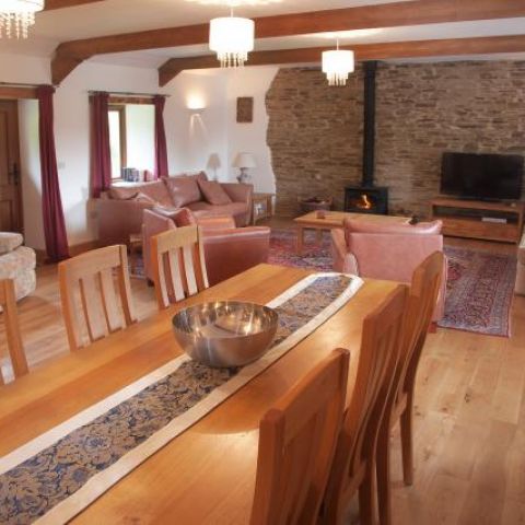 Spacious lounge and dining area