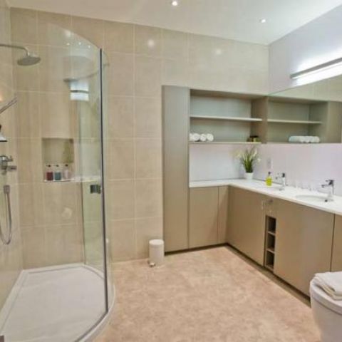 modern shower room