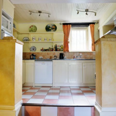 Le Manoir des Granges Main House kitchen