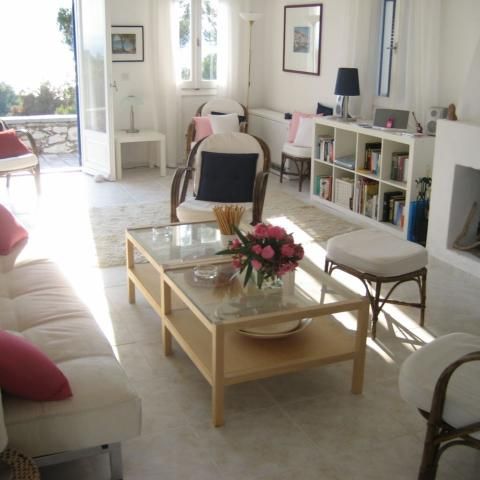 Villa Maestrali Living Room with Sea View