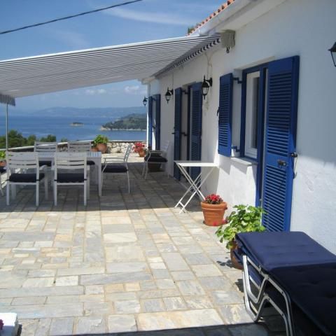 Wake up to Master Bedroom View on Large South-West Terrace and Kolios Bay