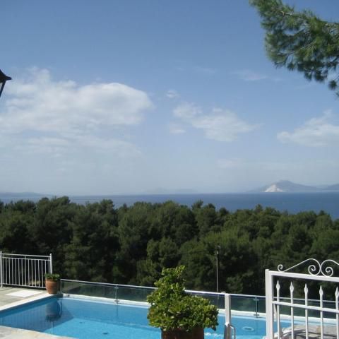 Villa Maestrali Private Pool View on Kolios Bay