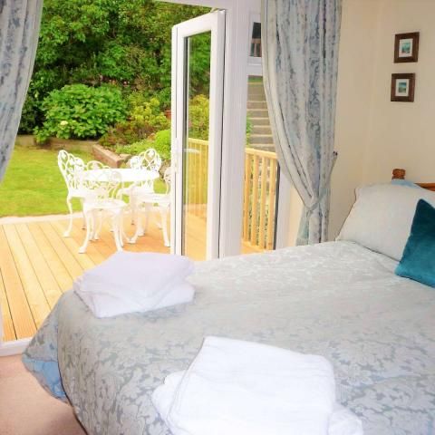 Garden bedroom - warmed by the morning sun