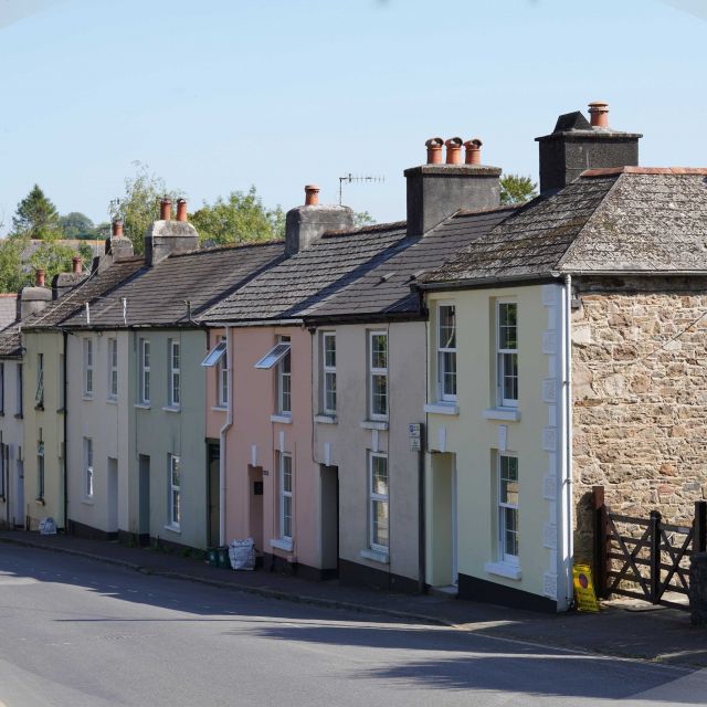 Row of cottages
