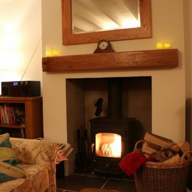 Living room at Moreton Cottage