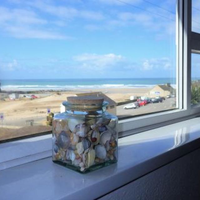 Sea view from Seashells couch