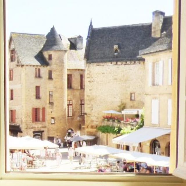 View from La Liberte Studio Sarlat