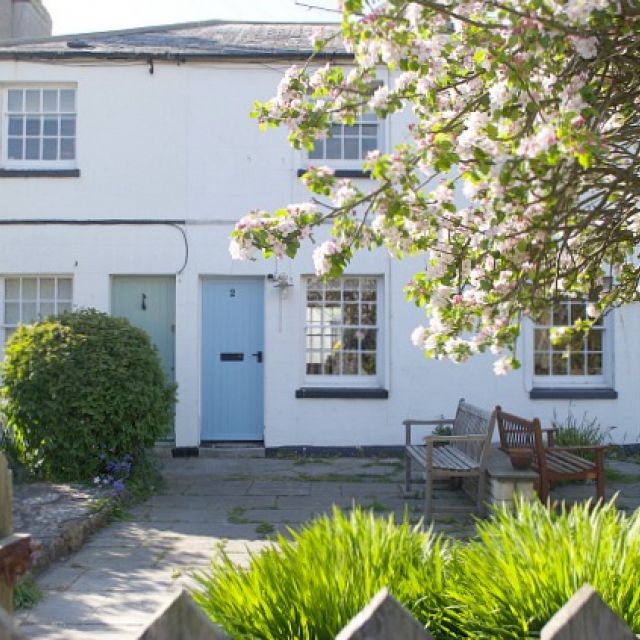 Through West Bay Cottage garden gate